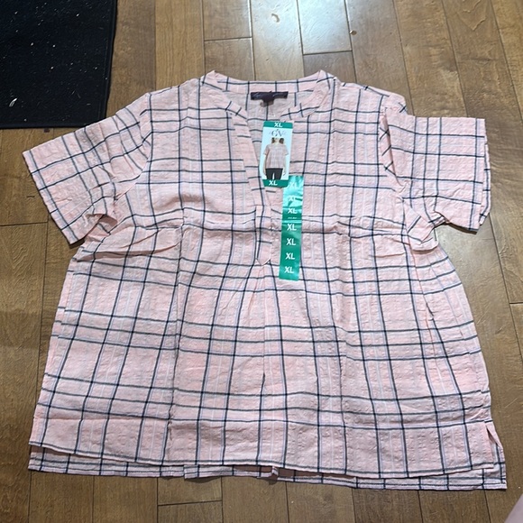 NWT Gloria Vanderbilt Ladies' Seersucker Popover XL - Picture 4 of 10